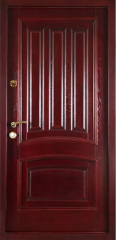 Входная дверь красное дерево KRDK-008