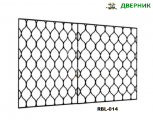 Решетка балкона лоджии железная RBL-014