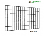 Решетка на лоджию балкон RBL-005