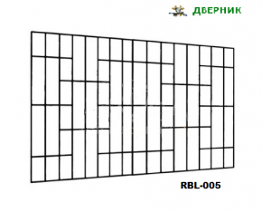 Решетка на лоджию балкон RBL-005