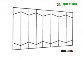Решетка на лоджию балкон металлическая RBL-006