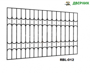 Решетка балкона железная RBL-012