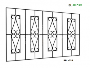 Решетка для лоджии металлическая RBL-024