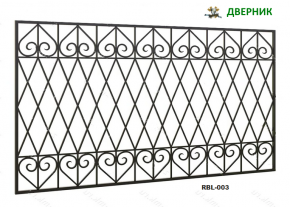 Решетка на балконы лоджии RBL-003