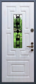 Дверь в коттедж уличная утепленная KT-046 вид изнутри