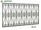 Металлическая решетка на балкон RBL-001